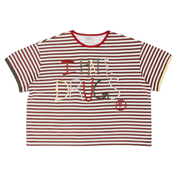 Syair Brown “I Hate Drugs” Ringer Tee