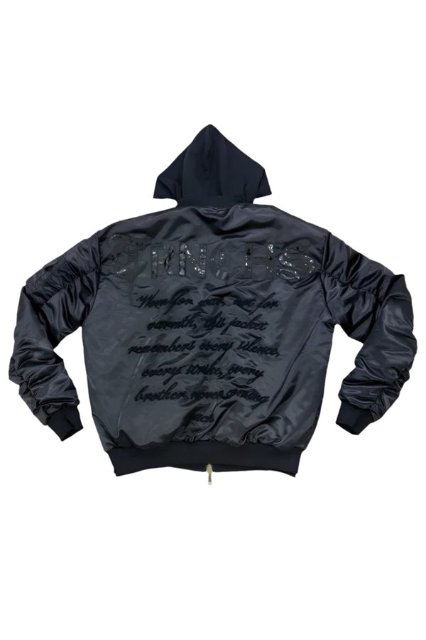 Trnchs | Worn For War Black Jacket