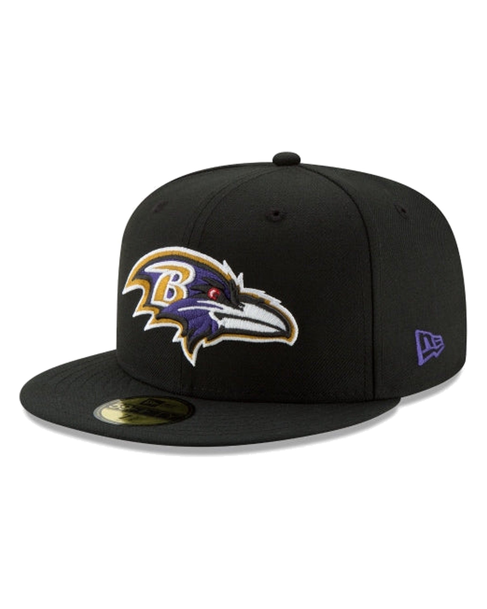 New Era Baltimore Ravens 59FIFTY fitted hat, black