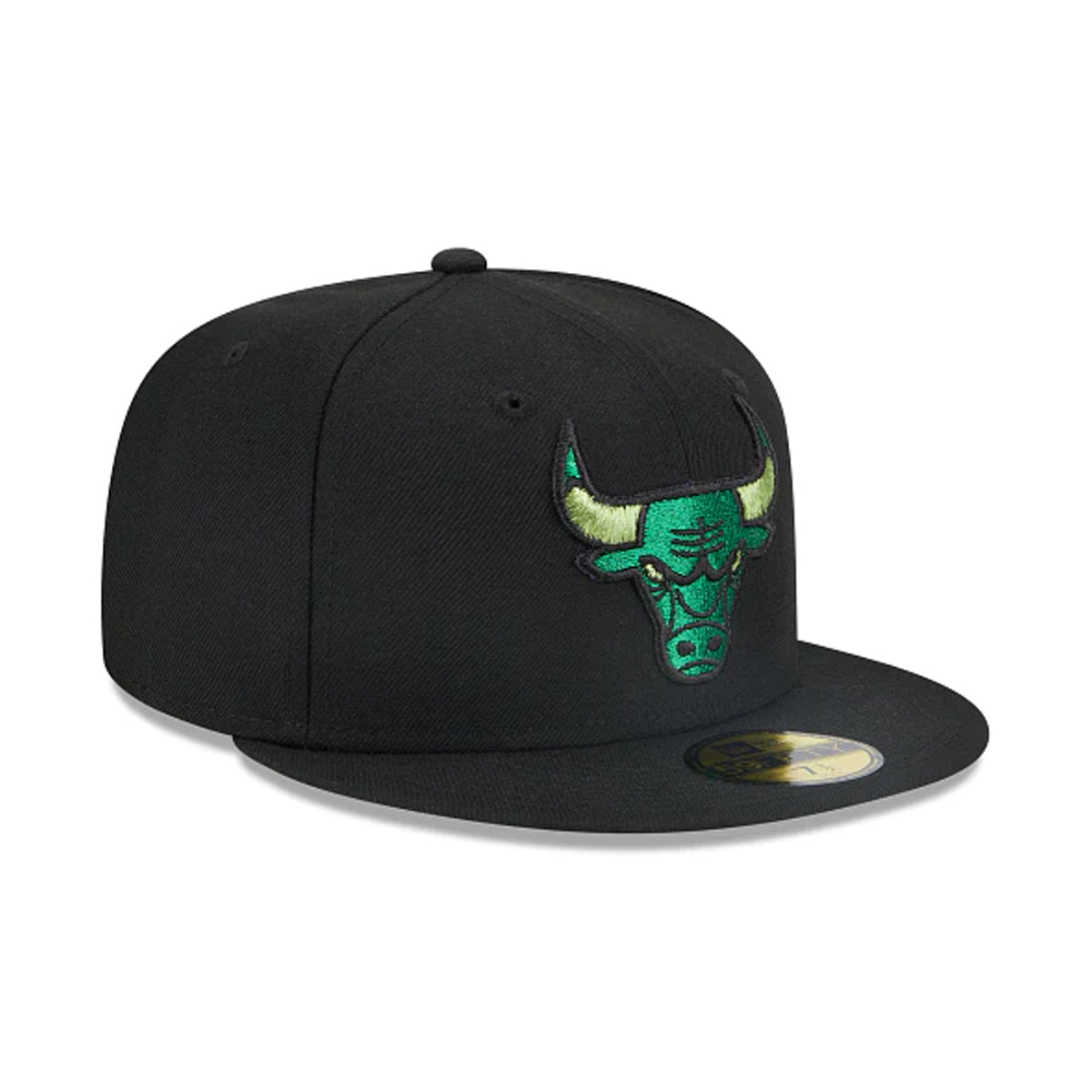New Era Mens NBA Chicago Bulls Metallic Pop 59Fifty Fitted Hat