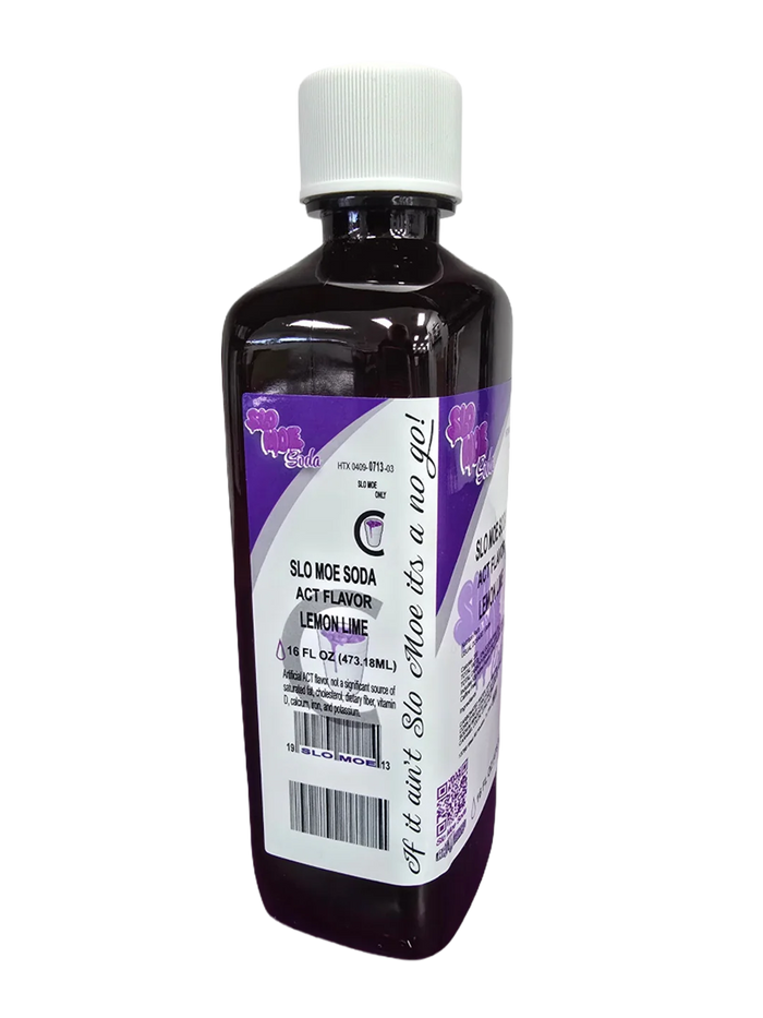 Lemon Lime w/ Act Flavor Soda - 16oz Pint Series