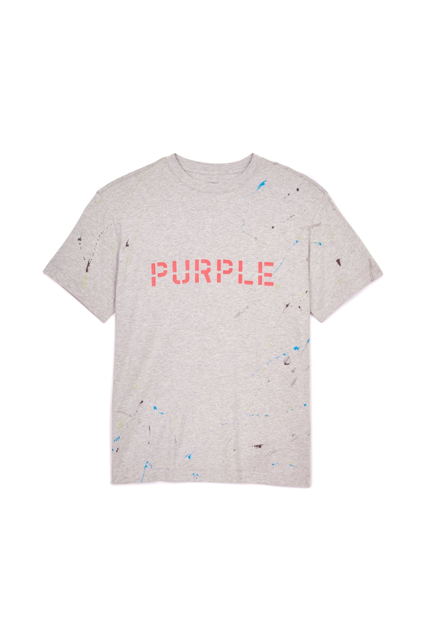 Purple brand jersey grey stencil paint