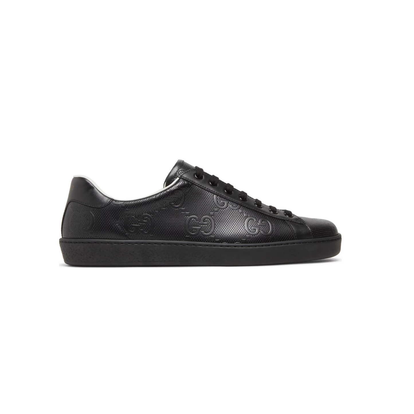 GUCCI ACE 'GG EMBOSSED - BLACK'