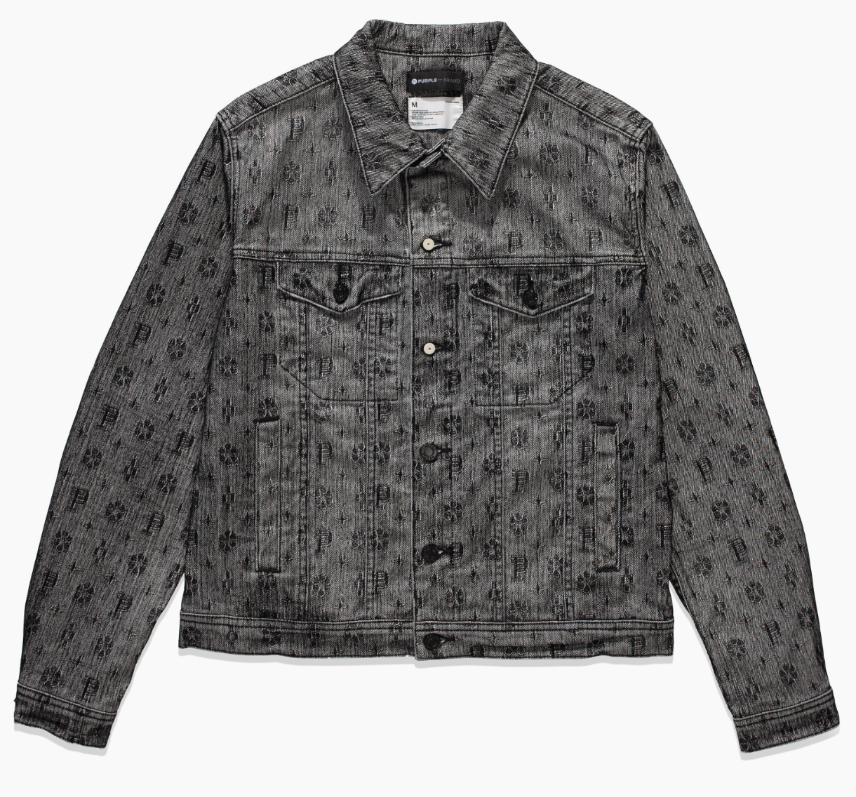 Louis Vuitton Flocked Monogram Denim Jacket