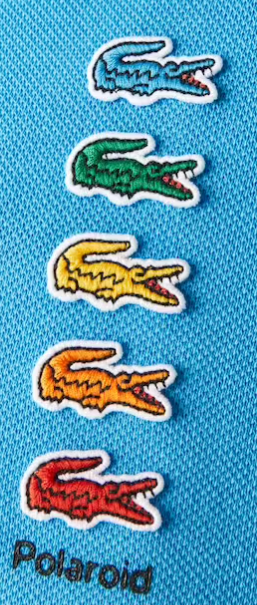 Men’s Lacoste x Polaroid Coloured Crocodiles Classic Fit Polo Shirt